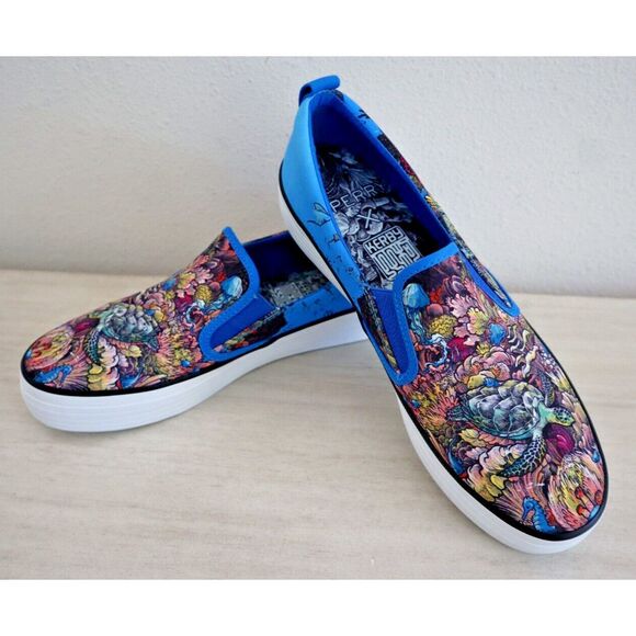 Sperry x Kerby Women's Sz 9.5 Crest Twin Gore Ocean Utopia Platform Sneakers - Picture 4 of 8